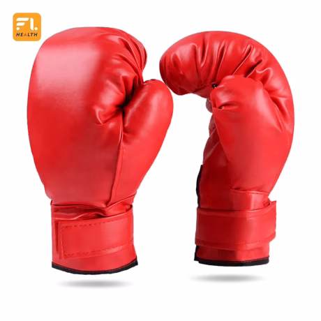 FULI Custom Design of Gym Boxing Training Leather Black Fitness Boxing Mittens