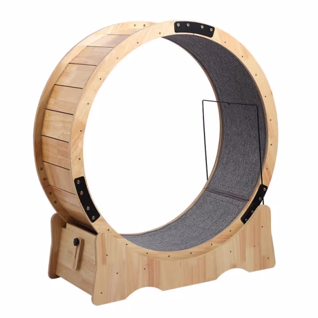 Indoor Pet Cat Supplies Sports Treadmill Large Cat Treadmill Leisure Toy Solid Wood Fitness Roller
