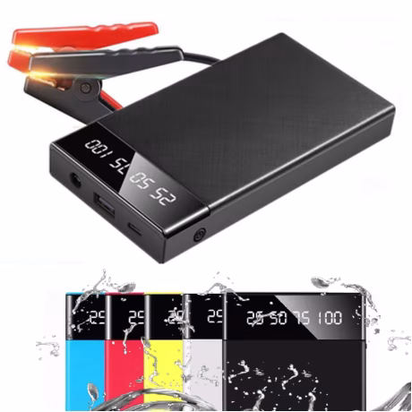 12v Car Jump Starter 10000mah Power Bank Vehicle Booster Starting Device Emergency Tool 400A Jump Start Gasoline Engine