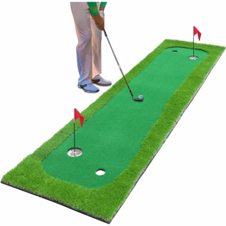 2.5'x10' Outdoors Indoor Practice Portable Mini Golf Putting Mat Golf Practice Training Aids Golf Putting Green