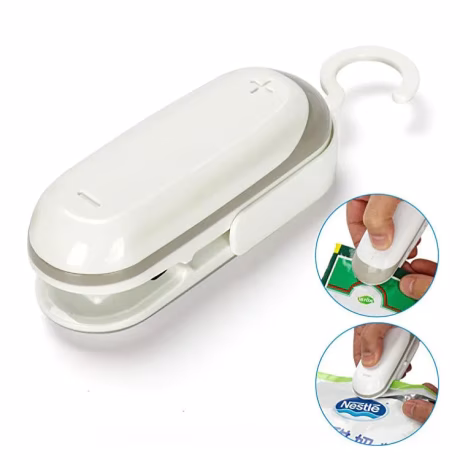 2 in 1 Hand held Heat Plastic Bag Sealer and Cutter sealer Mini Heat Vacuum Sealers With Hook