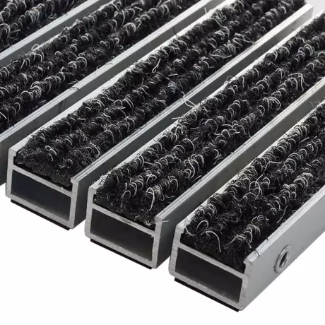 22mm Hight Aluminum Alloy Heavy Duty Recessed Anti-slip Metal Commercial Hotel Entry Outdoor EmbeddedBarrier Mat