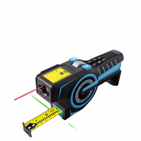 3 In 1 Electric Tape Measure Later Distance Meter Digital Steel Measuring Tape Laser Ranger 40m/60m