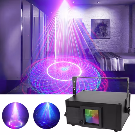 4D laser animation party lights holiday lighting best price zhensheng RGB led new year laser projector string lights decorations