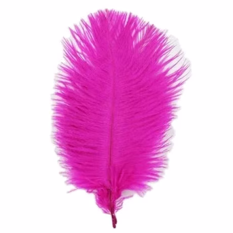6-8In High Quality 15-20cm pink Fluffy Natural ostrich feather Ostrich Feathers crafts party supply decoration