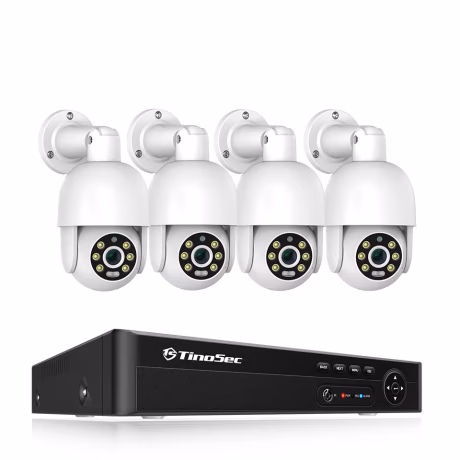 8Channel Home Camera Systems Full Color Night Vision Security 4Mp Cctv Camera System 4Mp Nvr Kit