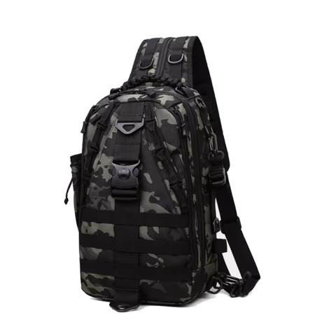 8L Outdoor Tactical backpack Camouflage hunting Fishing crossbody Bag Waterproof Commuter Hiking Hiking chest bag
