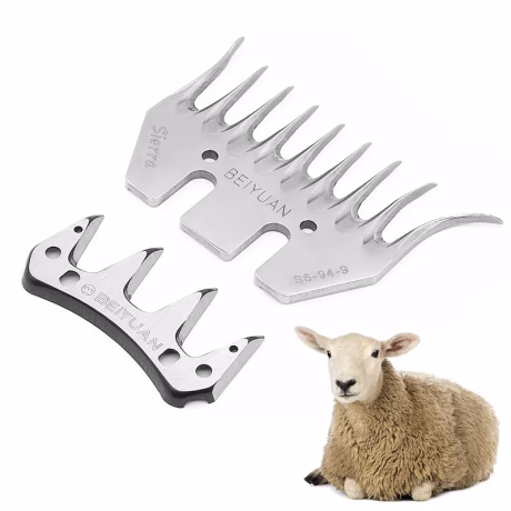 9 Teeth Electric Sheep Shear Hair Clipper Blade Wool Cutting Cutter Trailer Wool Shears Blade