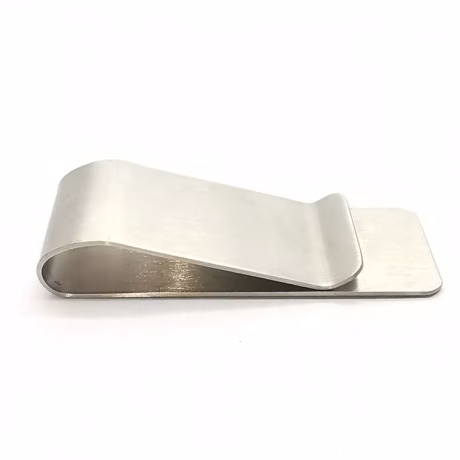 Accept Customize Logo EDC Outdoor Sports Hiking Camping Hunting Stainless Steel Metal Cash Money Clip
