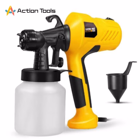AKX 08A Handheld HVLP Electric Paint Machine 800ml 400ml Cups DIY Industrial Use 220V Decorating Feature Custom ODM