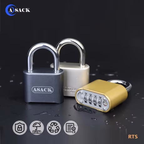 Asack HD02 best iron zinc alloy digital unity top security combination padlock passcode dial digit rust proof pad locks in bulk
