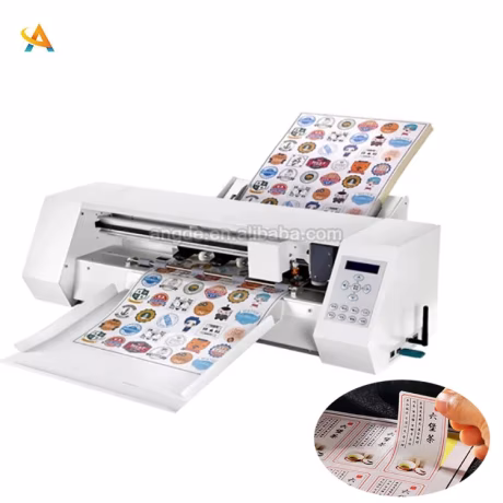 Automatic paper feed sticker cutting machine digital label without plate cutting plotter
