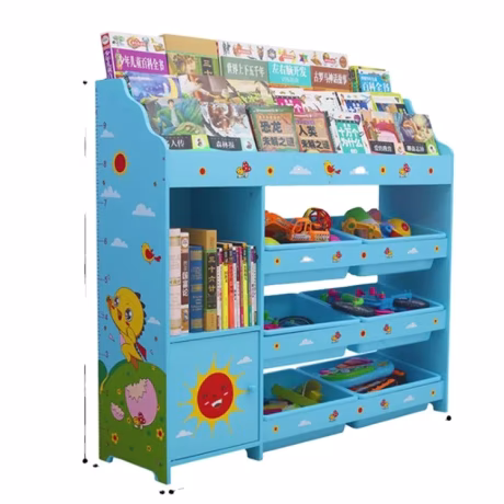 Baby Storage Box Organizer for Kids Home plaything Rack Child Toy Cabinet Storage Rack Toy Box Finishing giraffe Toy Storage