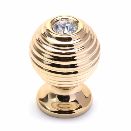 Black Gold Kitchen Drawer Pull Crystal Acrylic Cabinet Knob Plastic Furniture Handle
