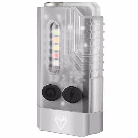 Boruit V10 Mini Powerful EDC Keychain Flashlight with Magnet UV 365 Light 1000LM Rechargeable IPX4 Waterproof 12 Modes Light