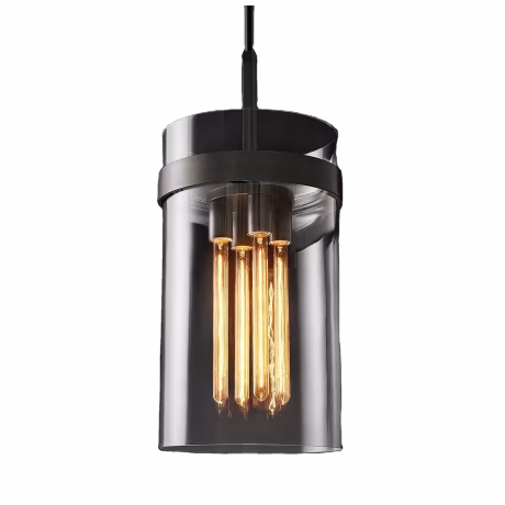 Bronze Pendant Light Ceiling Lighting Fixture Chandelier Ravelle Pendant 12" Home Decor Light Hanging Fancy Lamps PD002L/4B