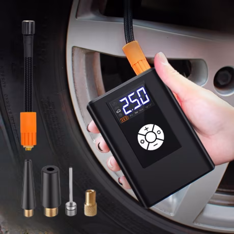 Car Accessories 12v Digital Tire Inflator Air Pump Car Air Compressor Car Emergency Inflator Pump