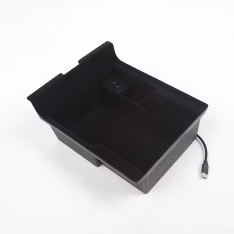 Car Storage Box Center Console Organizer Box Central Armrest Storage Case Organizers For Tesla Model 3 Y Interior Accessories