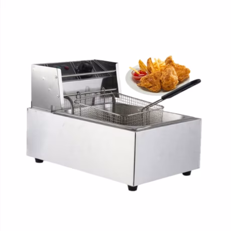 Commercial 6L 6 L mini hot corn dog potato chip french fries friteuse electric deep fryer frying machine price for fried chicken