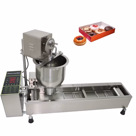 Commercial industrial electric high quality fully automatic big yeast doughnut donut making machine maker fryer production line