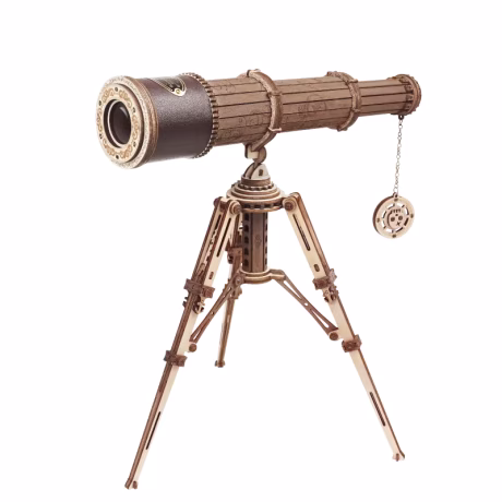 CPC Certificated Robotime gift kit Monocular Telescope DIY crafts 3d wooden puzzle for Dropshipping