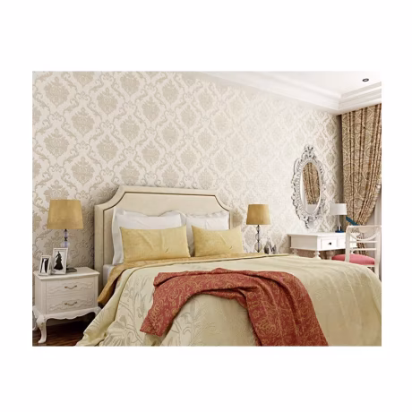 Custom Removeable Adhesive Wallpaper 3D For Bedroom Decoration