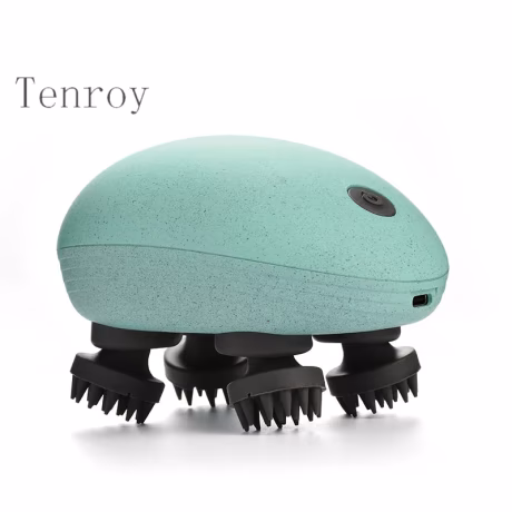 Customized logo Head Massage Wireless Scalp Massager Prevent Hair Loss Body Deep Tissue Kneading Vibrating Health Care