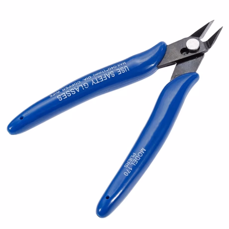 Diagonal Pliers Electrical Wire Cable Cutters Cutting Side Snips Flush Pliers 5" 130mm Nipper Hand Tools
