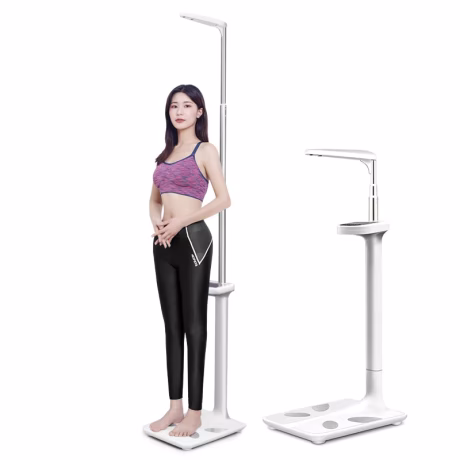 Digital Body Fat Measuring Scale Machine LCD Display OEM Customizable Height and Weight Analyzer