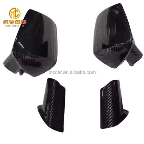 Dry Carbon Fiber Car Rearview mirror bright black Rearview Mirror Cover for Lamborghini Aventador LP700 Side mirror