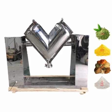 DZJX 15L 20L 30L 100L 200L 300L 500L Manufacturers Lab Small Metal V Cone Shape Blender V Type Feed Mixer Machine For Powder