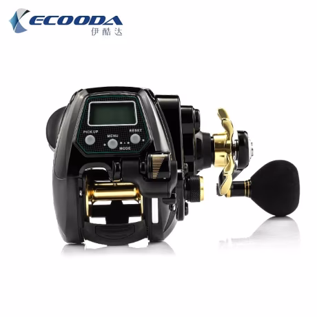 ECOODA THUNDER EZH5000 Electric Reel Fishing Saltwater 12V DC Reel Electric Fishing 15-22kg Drag Power Sea Electric Fishing Reel