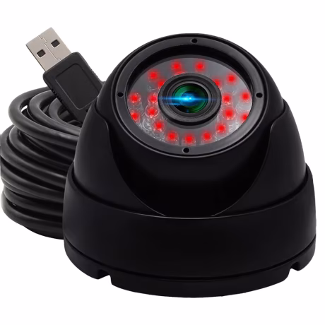 ELP 1megapixel Day Night Vision Indoor&amp;outdoor Cctv Usb Dome Housing Camera Vandal-proof for House and Pc Industrial Security