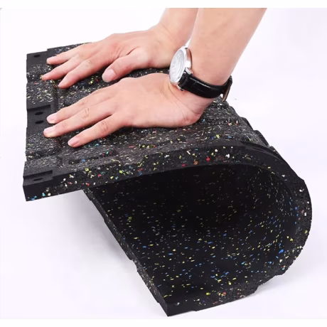 EPDM good quality indoor rubber gym mat flooring cheap price anti slip exercise gym puzzle mat