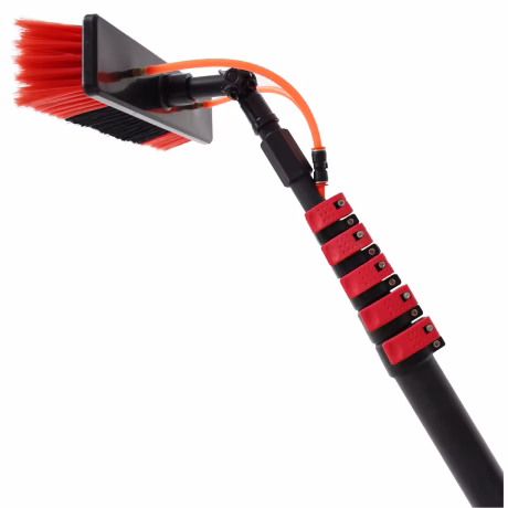 Extenclean 7.2m high building glass cleaning tools solar panel cleaning brush pole telescope window cleaner