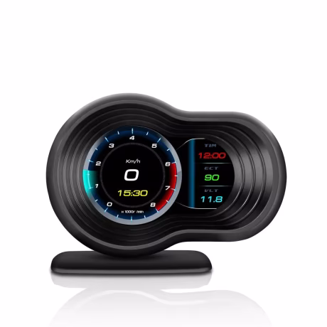 F9 HUD Head Up Display TFT Digital Speedometer OBD+GPS+Navigation With Muti-Functions Car Diagnostic Tool