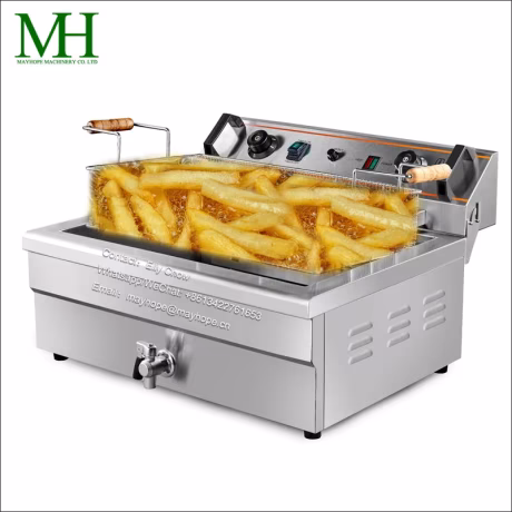 Factory Professional Commercial Potato Chips Chicken Frying Machine Electric Deep Fryer