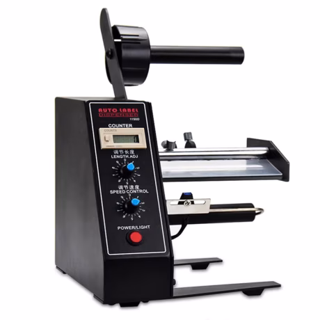 Fengyijie 1150D 4-140mm Width Label Peeling Machine 110v Automatic Counting Label Separator Self-adhesive Tag Label Dispenser