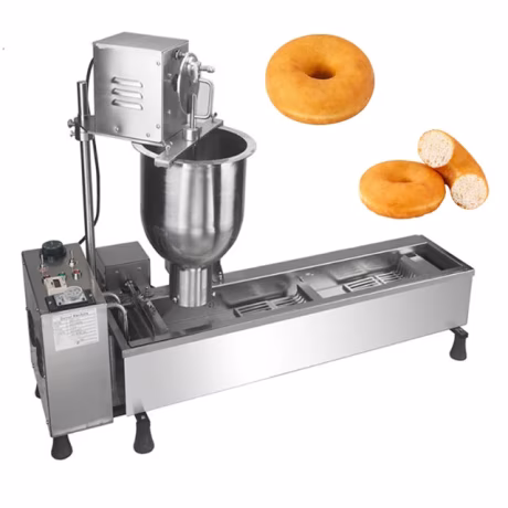 Fully Automatic Small Commercial Industrial Yeast Fryer Donut Maker Making Machine