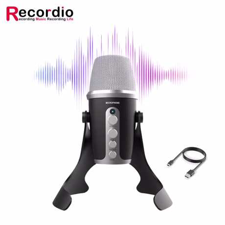 GAM-U11 Professional USB Condender Microphone With Desktop Stand Noise Cancellation Mikrofon For Gaming Recording