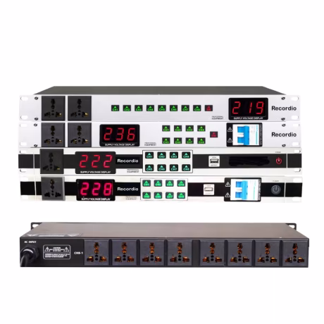 GAX-DB05 Professional Switching Power Supply 9/10-Channels DJ Sound System Uninterrupted Power Sequence Controller LED Display