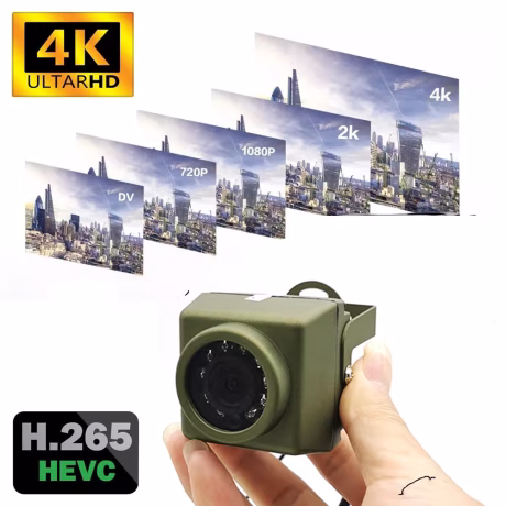 Geniuspy P2P 8MP 4K 4MP 5MP 3MP IP66 Outdoor Night Vision IR-Cut 940Nm IR Mini Type POE IP Bird Box Camera For CCTV Security