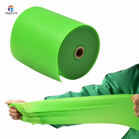 Green 0.8mm/10mbian flat rubber band outdoor hunting slingshot shooting accessories