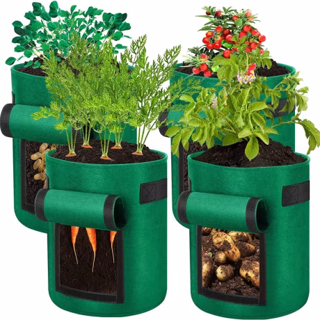 Grow Bigger Healthier Tomatoes Herbs Veggies greenhouse grow bag
