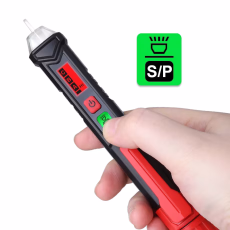 HABOTEST HT100P Digital AC Phase Voltage Pen Tester LCD display detector NCV Safety Voltage Tool Non-Contact Electroscope