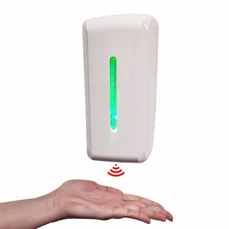 Hand Sanitizer Touchless Dispenser, 850 ML Sensor Touch Free Hand Sanitizer DispenserMist Spray /gel Machine (White)