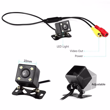 HD Night Vision Mini Camera Wide Angle Back UP Hidden Car Rearview Reverse Camera