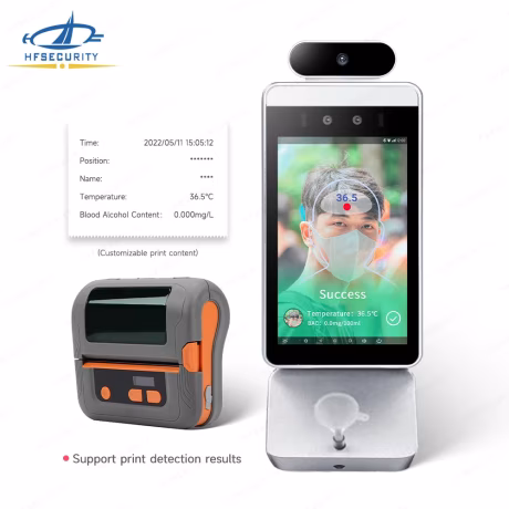 HFSecurity RA08T-A Driver Security Biometric Breathalyzer Alcohol Tester Facial Recognition Machine with Software