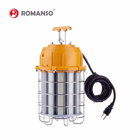 High bright portable jobsite lighting led temporary high bay work light 60W 100W 150w construction temporary led lights