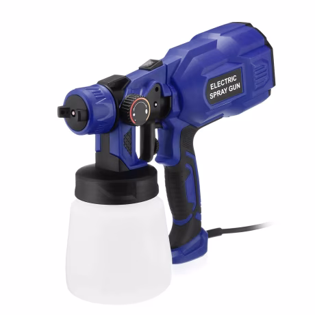 High-Pressure Electric Paint Spray Gun Portable 800ml Cup Volume for Household &amp; Industrial Use DIY Grade Pressure Feed Type